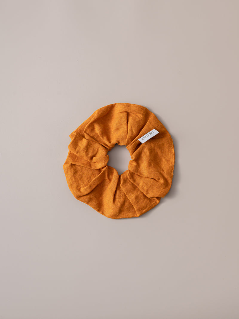 Organic Hemp Linen Hair Tie | Paprika