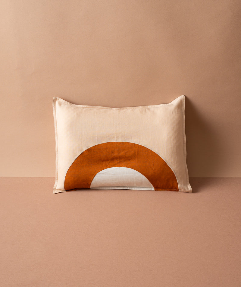 Terra Spice Hemp Linen Pillowcase For Kids | Himalayan & Paprika & Salt