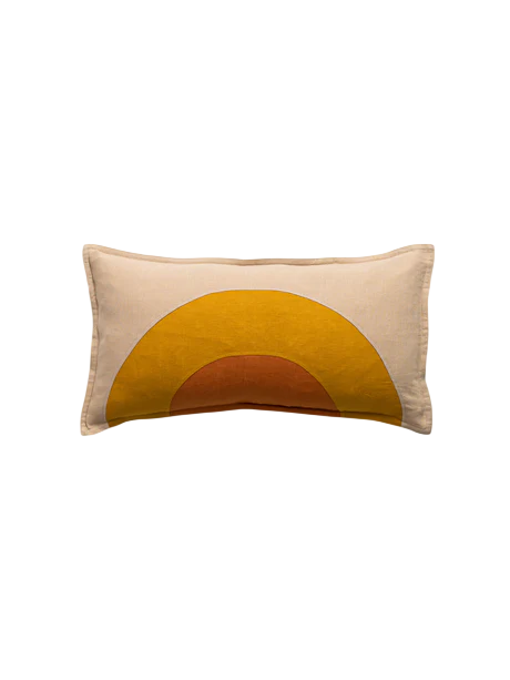 Terra Spice Hemp Linen Pillowcase For Kids | Mustard & Curry & Paprika