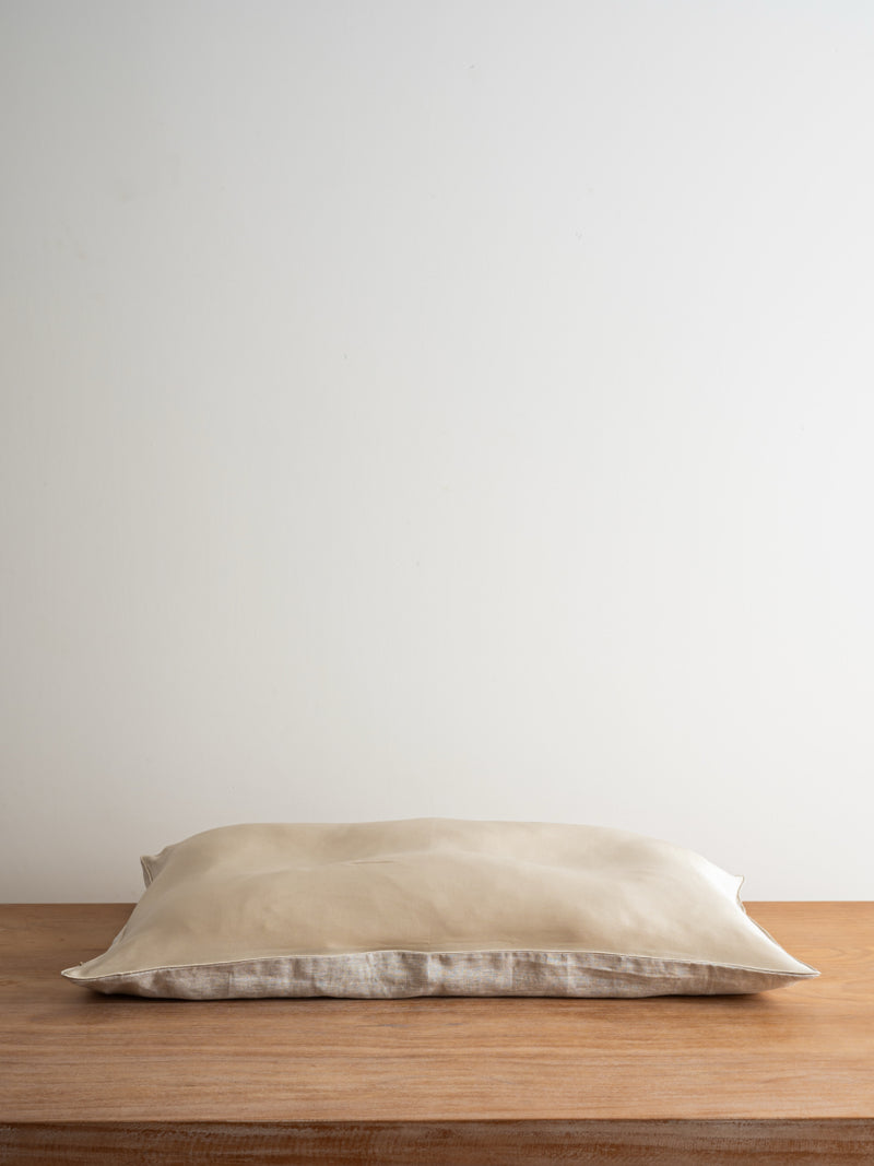 Silk Hemp Flip Pillowcase | Natural